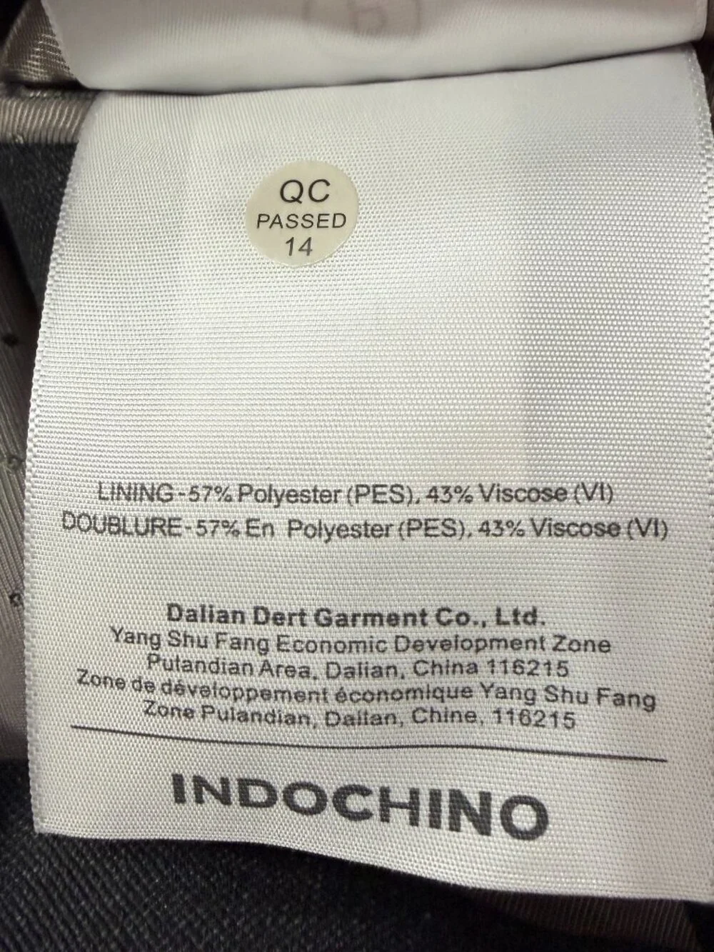 Indochino Charcoal Gray 100% Wool Blazer 42R Tailored Custom Suit Jacket Men